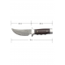 Faca Master Cutlery ER-FIX116DM Elk Ridge Fixed Blade Knife